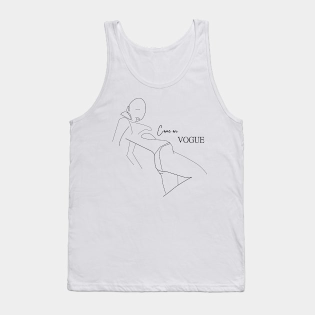 Strike a pose Tank Top by Petras